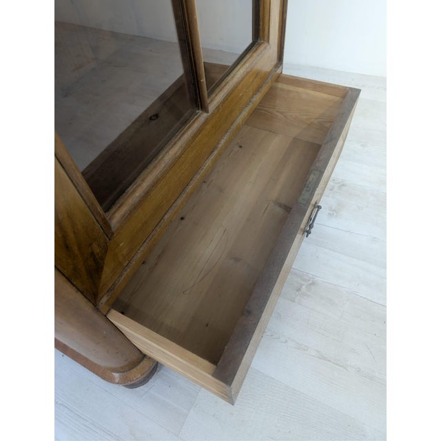 Antique Display Cabinet in Walnut For Sale - Image 13 of 18