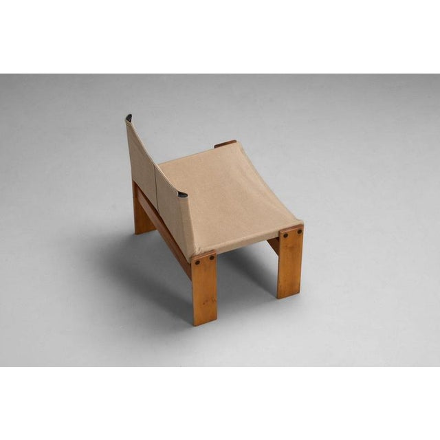 Monk Lounge Chair by Afra and Tobia Scarpa for Molteni, Italy, 1974 For Sale - Image 12 of 18