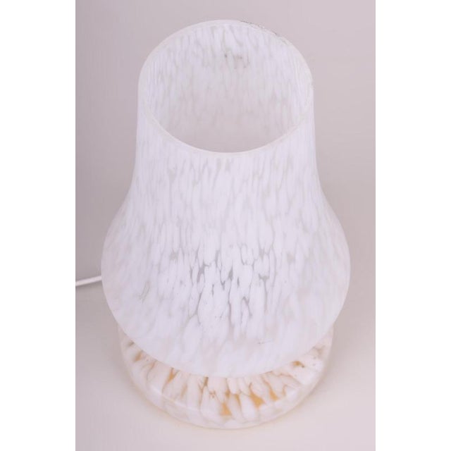 Mid-Century Czech Glass Table Lamp, 1960s For Sale - Image 3 of 6