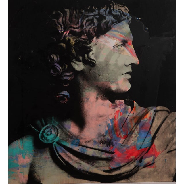 Figurative Apollo Painting by Dane Shue For Sale - Image 3 of 3