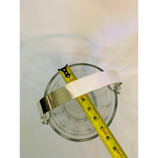 Vintage Water Pail-Shaped Ice Bucket With Silverplate Handle For Sale - Image 11 of 12