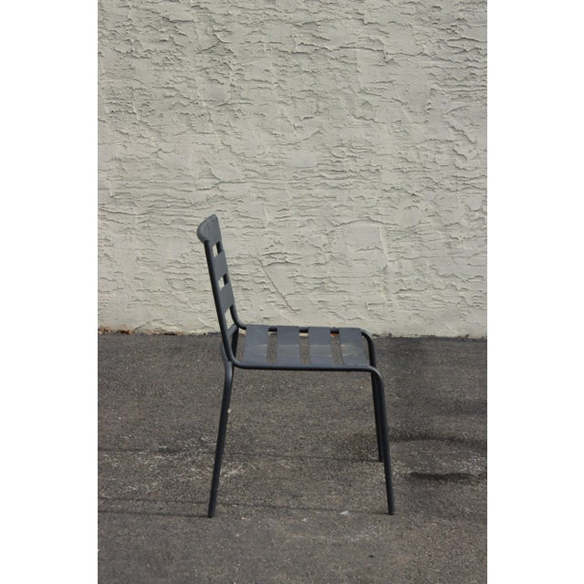 Early 21st Century 'Metro' Wrought Iron Outdoor Dining Set - 3 Pieces For Sale - Image 12 of 13