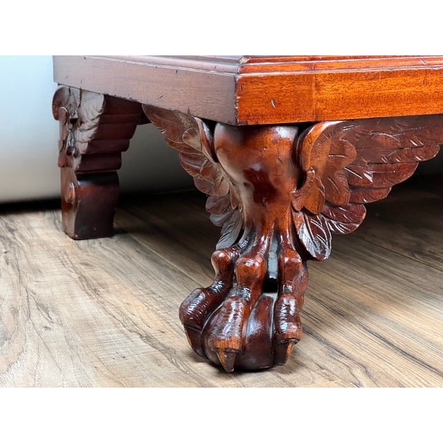 Brown Antique English Jacobean Revival Mahogany Buffet C. 1915–1925 For Sale - Image 8 of 10