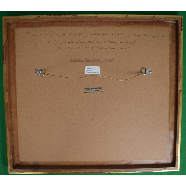 Wood Polo Match Watercolour by George Denholm Armour For Sale - Image 7 of 7