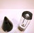 Vintage Art Glass Vase and Cone Sculpture by Pavel Havelka for Princ Art Glass, 1990s, Set of 2 For Sale - Image 4 of 18