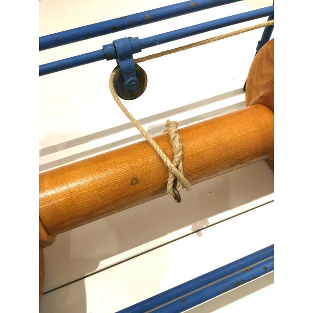 Wood Vintage Gym Rings, 1940s For Sale - Image 7 of 13