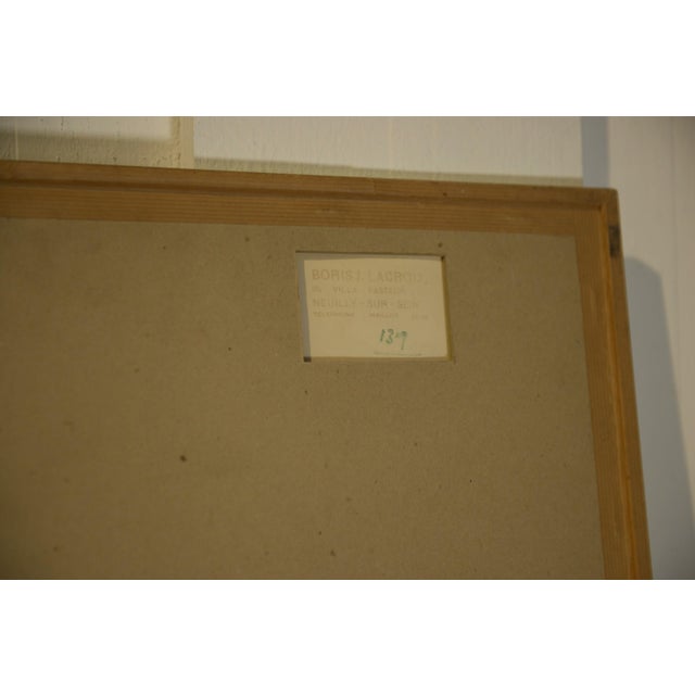 1940s Jean Boris Lacroix, Landscape, Gouache on Paper, 1940s For Sale - Image 5 of 8