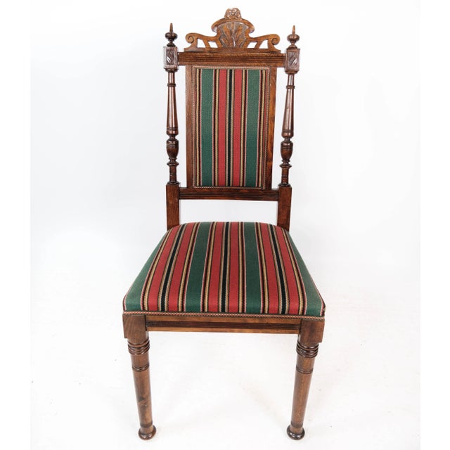 Oak Dining Room Chairs, 1920s, Set of 6 For Sale - Image 12 of 17