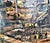 1970s Original Expressionist Oil Painting "Holocaust" by Geraldine J. Vanderbeek – Large Signed Post-War Cityscape For Sale - Image 9 of 11