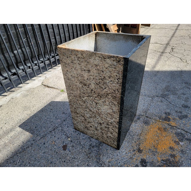 Beige Vintage Granite Dining Table. For Sale - Image 8 of 18