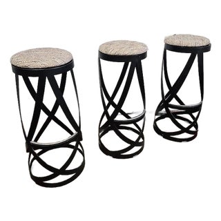 Set of (3) Cappellini Ribbon Stools For Sale