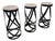 Set of (3) Cappellini Ribbon Stools For Sale