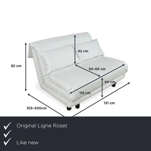 The Ligne Roset Multy is known worldwide for its unbeatable combination of aesthetics and function. This two-seater has...