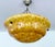 Art Deco Amber Glass Pendant Light, 1930s For Sale - Image 6 of 18