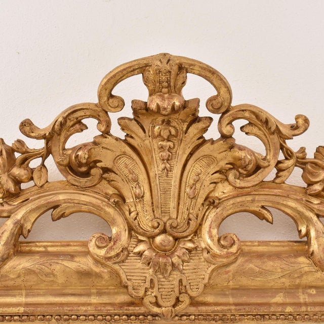 Antique Rectangular Wall Mirror, 1800s For Sale - Image 6 of 11