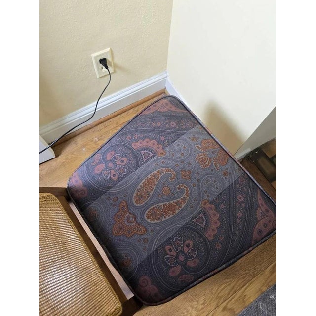 Set of 4 Mid-Century Cane Back Dining Chairs For Sale In Baltimore - Image 6 of 12