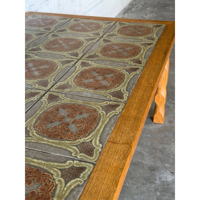 Oak Tiles Coffee Table Danish Mid-Century Modern 1960s For Sale - Image 11 of 12