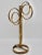 Mid Century Italian Golden Gilt Metal Hand Towel Rack For Sale - Image 10 of 10