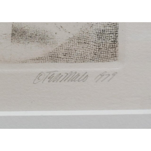 American Teri Malo - God Bless the Ground! I Shall Walk Softly There, 1979, Soft-Ground Etching For Sale - Image 3 of 4