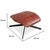 Modern Set of Take a Line for a Walk 389 Lounge Chair and Ottoman in Red Leather by Alfredo Häberli for Moroso For Sale - Image 3 of 17