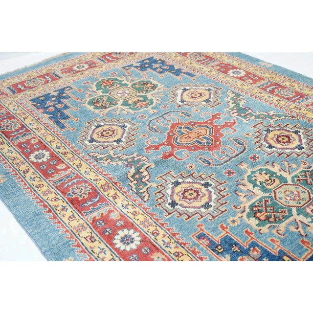 Kazak Rug 4' x 6' For Sale In New York - Image 6 of 10