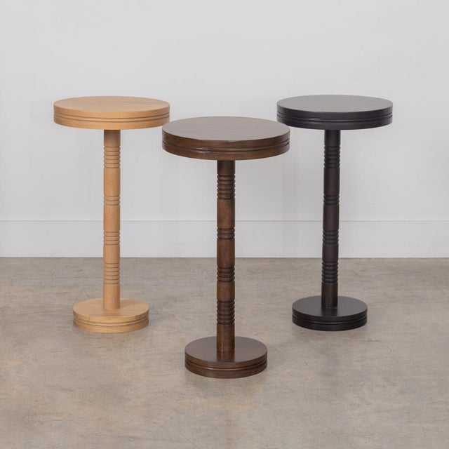 French Panoplie Drink Table, Dark Oak For Sale - Image 3 of 11