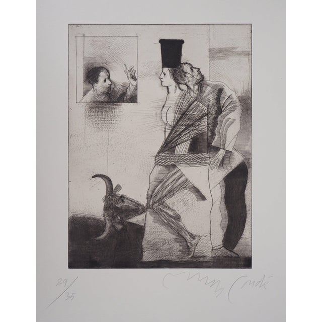 Miguel Condé, Spanish Allegory, Original Engraving For Sale