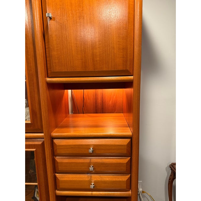 1960s Teak Wall Unit For Sale - Image 11 of 12