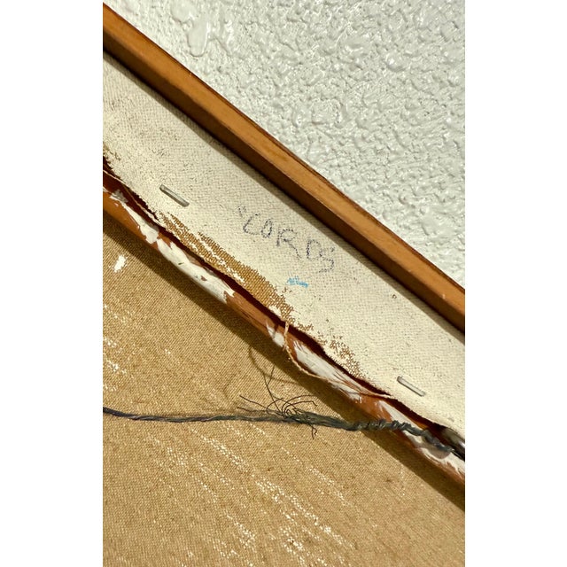 Blue Christine McGinnis, Vibrant Acrylic on Canvas Surrealist Erotic Flowers Painting Christine McGinnis, 2002 For Sale - Image 8 of 9