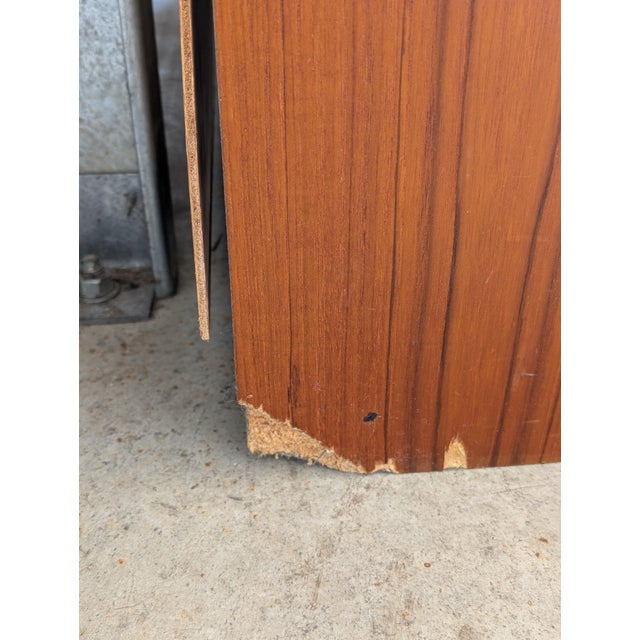 1970s Clausen & Son Danish Modern Teak and Veneer China Cabinet Display Hutch For Sale - Image 16 of 16