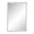 Asbille Glossy White Wall Mirror For Sale