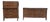 1950s Drexel Profile by John Van Koert — Completely Restored Walnut Bedroom Pair For Sale
