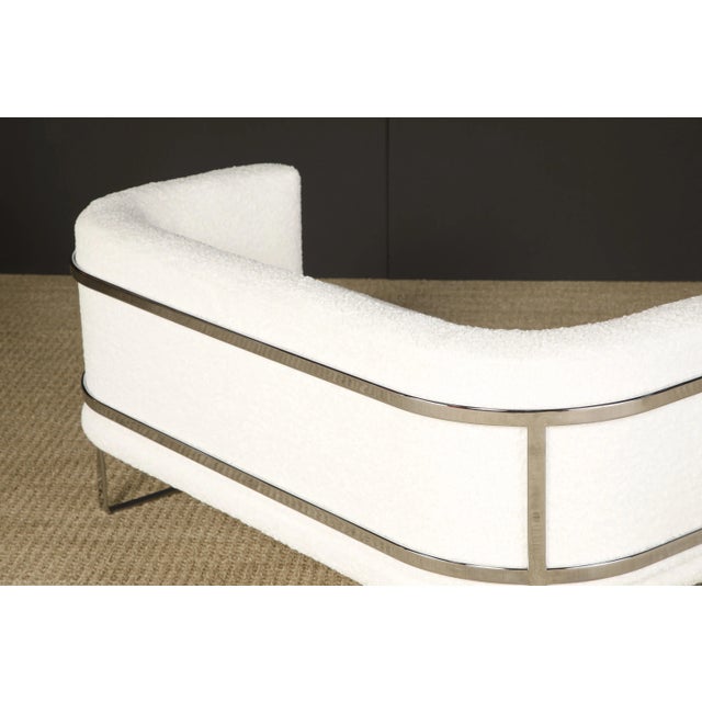 Loveseat Sofa by Claudio Salocchi for Sormani Italy, c 1970, Signed For Sale - Image 12 of 12