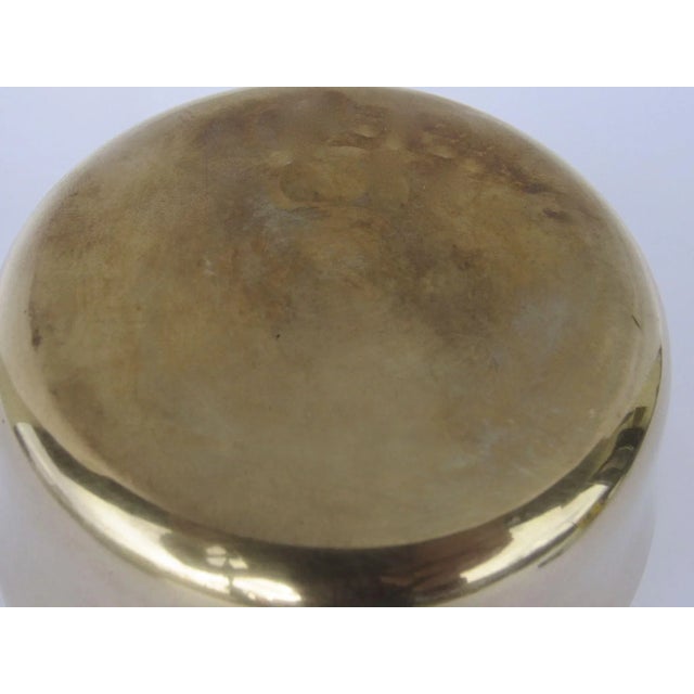 English Small Bell Metal Bowl For Sale - Image 4 of 8