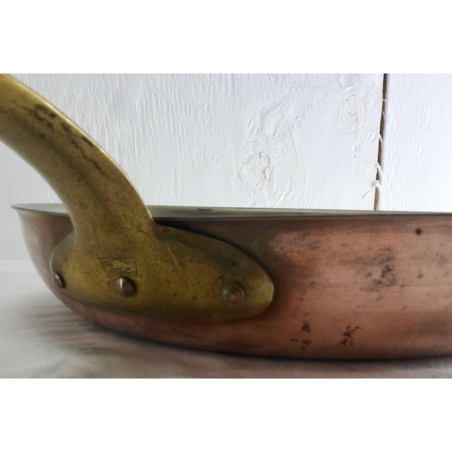 Early 19th Century Copper Frying Pan From France For Sale - Image 4 of 5