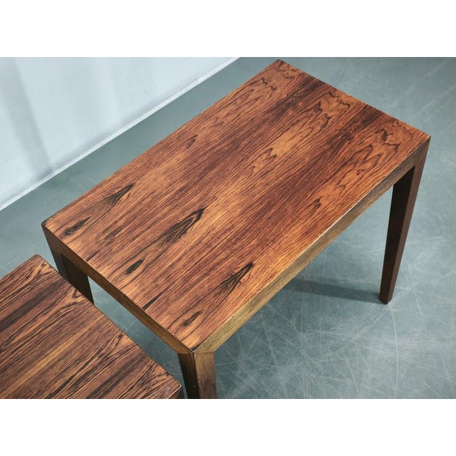 Nesting Tables by Severin Hansen for Haslev, Denmark, 1960s, Set of 3 For Sale - Image 13 of 18