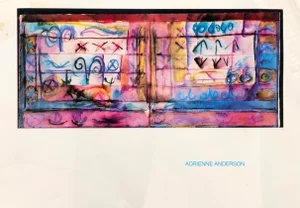 1981 Adrienne Anderson Birmingham Museum Exhibition Poster