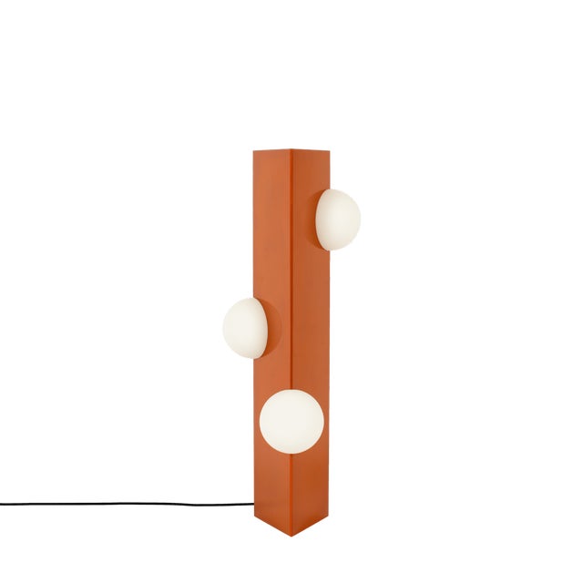 High Sfera Orange Glaze Lamp from Pulpo, in New conditions. Designed from 2000 European Plug (up to 250V).