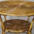 Light Yellow Vintage Round Two-Tier Coffee Table in Bamboo and Rattan by Tito Agnoli, Italy, 1960s For Sale - Image 8 of 9