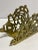 1950s Brass Filigree Letter Holder Napkin Holder For Sale - Image 11 of 11