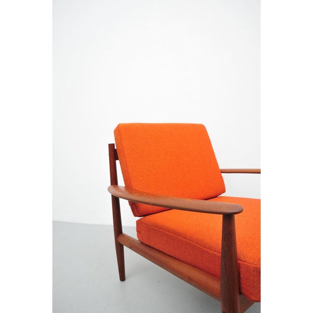 Wood Easy Chair in Teak by Grete Jalk for France & Son, 1950s For Sale - Image 7 of 11