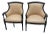 Late 20th Century Regency Lounge Chairs- a Pair For Sale