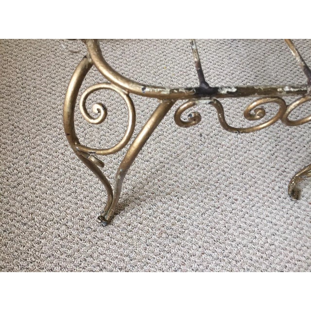 1940s Vintage Spanish Hand Forged Iron Armchairs - Set of 4 For Sale In Washington DC - Image 6 of 12