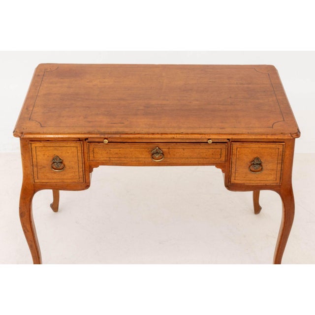 Louis XV Style Fruitwood Desk For Sale - Image 4 of 10