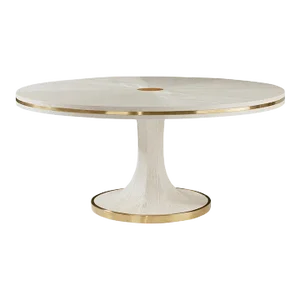 Art Deco White Dining Table