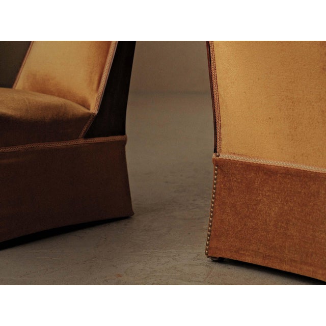 Art Deco Slipper Chairs, 1930, Set of 2 For Sale - Image 4 of 14