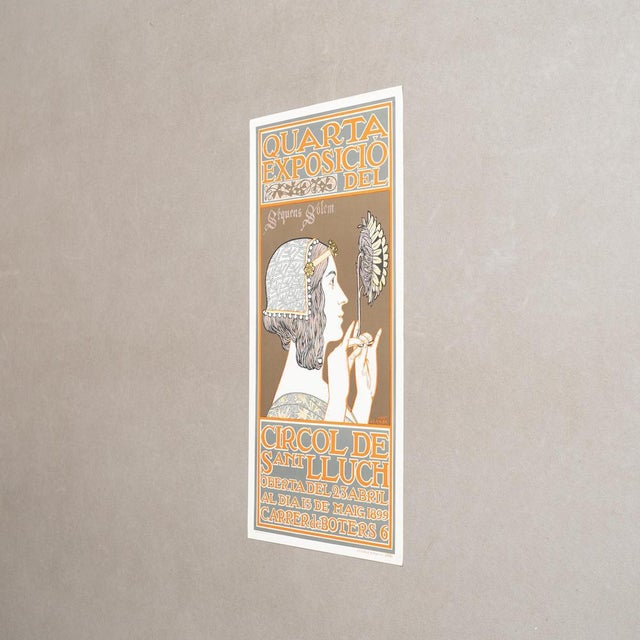 Fourth Exhibition of the Círcol de Sant Lluch Poster, 1969 For Sale - Image 3 of 11