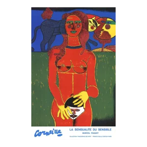 Corneille 'La Sensualite du Sensible' Contemporary France Serigraph