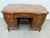 Brown Italian Rococo Bombe Pedestal Desk, Olive Wood For Sale - Image 8 of 12