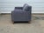 Vintage Mid Century Modern Dunbar Style Low Profile Sofa on Splayed Wood Legs 73” For Sale - Image 11 of 12